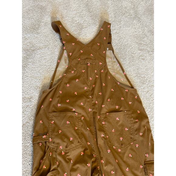 Duluth Trading Co. Women's Heirloom Gardening Bib Overalls Mushroom Size Mx31 - Picture 13 of 14